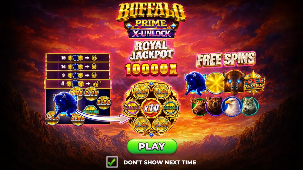 Step 1: Launching Buffalo Prime X-Unlock — Buffalo Prime X-Unlock gameplay screenshot