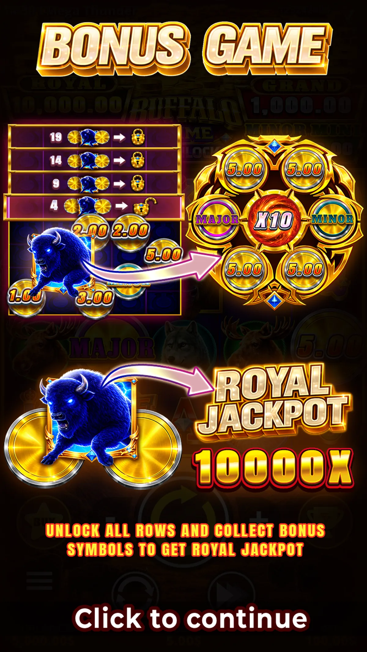 Mobile & Platforms — Buffalo Prime X-Unlock gameplay screenshot